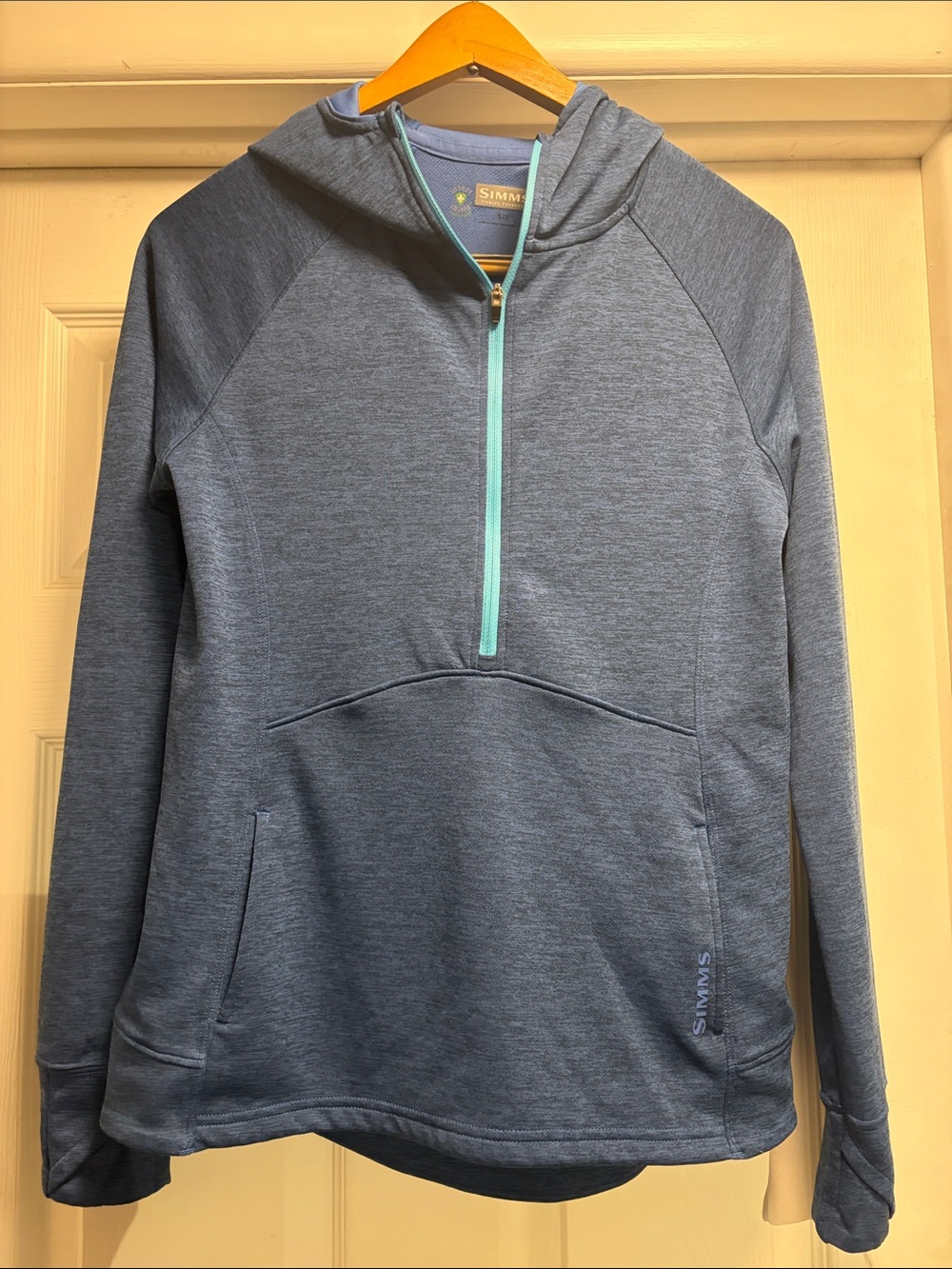 Simms Women’s Bugstopper Hoody blue size S